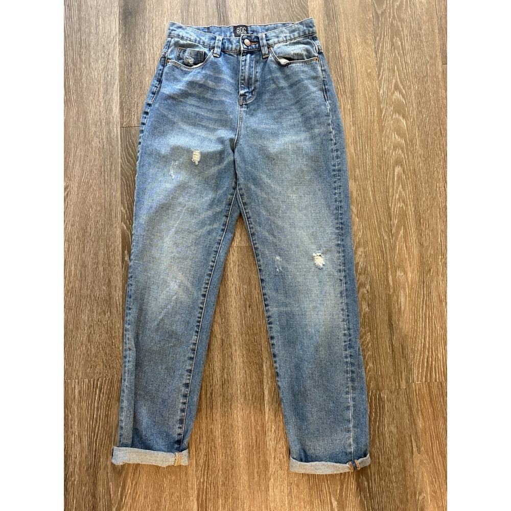 Urban Outfitters BDG Mom Jeans Vintage Wash Denim High Rise Size 26 Pre Owned